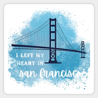 I left my heart in San Francisco Magnet